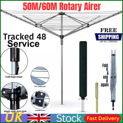 60m rotary airer - rotary, dryer