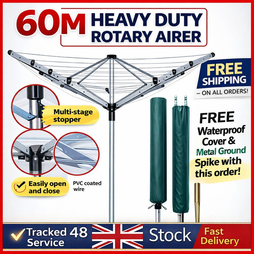 60m rotary airer arm - 4,