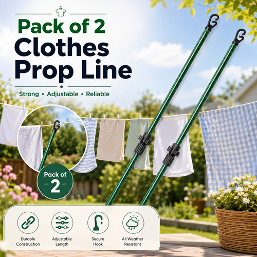 Extending clothes prop - extending,