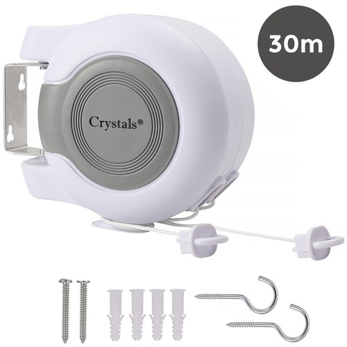 30m retractable clothes - retractable, reel