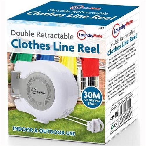 30m retractable clothes reel - retractable,