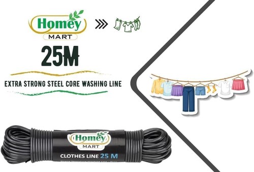 25m washing line with steel - washing,