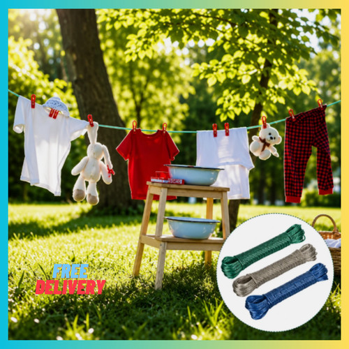 Washing line rope heavy - washing,